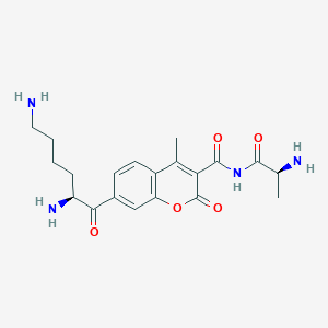 molecular formula C20H26N4O5 B13786667 H-Lys-Ala-AMC 