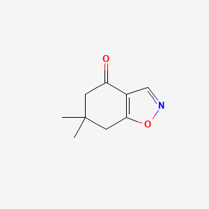 molecular formula C9H11NO2 B13786721 6,6-Dimethyl-5,7-dihydro-1,2-benzoxazol-4-one CAS No. 87287-42-1