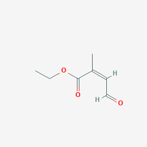 (Z)-ethyl 2-methyl-4-oxobut-2-enoate