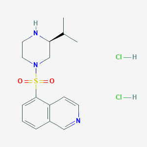 5-[(3S)-3-propan-2-ylpiperazin-1-yl]sulfonylisoquinoline;dihydrochloride