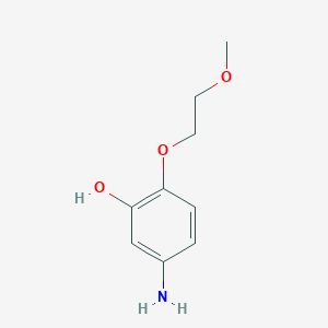 5-Amino-2-(2-methoxyethoxy)phenol