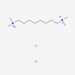 molecular formula C12H30Cl2N2 B13786803 1,10-Dimethyl-decane-1,10-diamine dihydrochloride CAS No. 63977-31-1