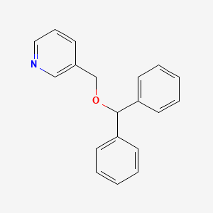 3-[(Diphenylmethoxy)methyl]pyridine