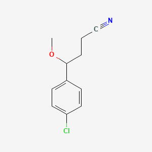 4-Chloro-gamma-methoxybenzenebutyronitrile