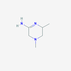 Pyrazinamine,3,4,5,6-tetrahydro-4,6-dimethyl-