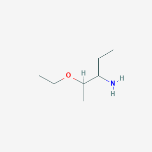 molecular formula C7H17NO B13786862 2-Ethoxypentan-3-amine CAS No. 954278-03-6