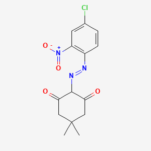 2-[(4-Chloro-2-nitrophenyl)azo]-5,5-dimethylcyclohexane-1,3-dione