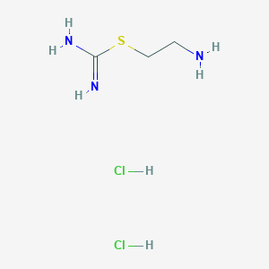 molecular formula C3H11Cl2N3S B13786903 AET dichloride CAS No. 871-25-0