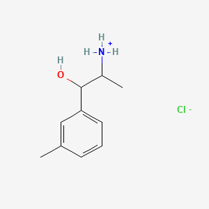 1-Propanol, 1-(m-tolyl)-2-amino-, hydrochloride