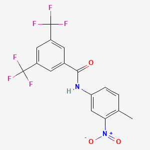 (3,5-Bistrifluoromethyl)-N-(4-methyl-3-nitrophenyl)benzamide