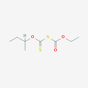 Thiodicarbonic acid ((HO)C(O)SC(S)(OH)), 1-ethyl 3-(1-methylpropyl) ester