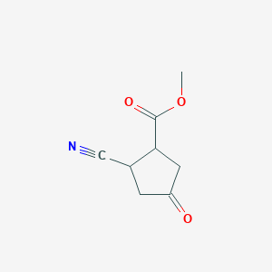 Methyl 2-cyano-4-oxocyclopentane-1-carboxylate