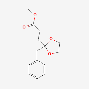 Methyl 2-benzyl-1,3-dioxolane-2-propionate