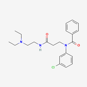 Benzanilide, 3'-chloro-N-(2-((2-(diethylamino)ethyl)carbamoyl)ethyl)-