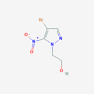 molecular formula C5H6BrN3O3 B1378721 2-(4-Bromo-5-nitro-1H-pyrazol-1-yl)ethanol CAS No. 1429309-32-9