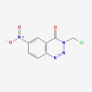 3-(Chloromethyl)-6-nitro-1,2,3-benzotriazin-4-one