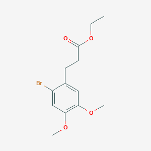 Ethyl 3-(2-bromo-4,5-dimethoxyphenyl)propanoate