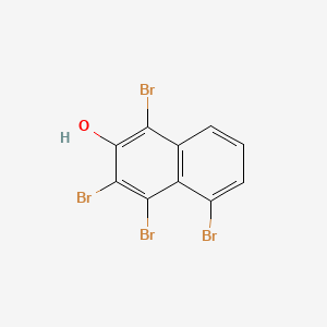 molecular formula C10H4Br4O B13787315 2-Naphthol, tetrabromo- CAS No. 63980-29-0