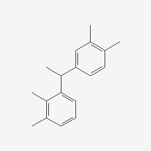 molecular formula C18H22 B13787326 1-[1-(3,4-Dimethylphenyl)ethyl]-2,3-dimethylbenzene CAS No. 2816-98-0