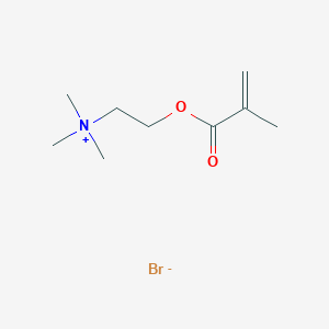 molecular formula C9H18BrNO2 B13787343 Methacryloxyethyl-trimethylammonium bromide CAS No. 68912-04-9