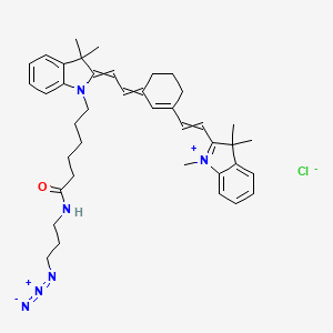 molecular formula C40H51ClN6O B13787344 Cyanine7 azide 