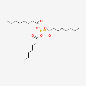 molecular formula C24H45IrO6 B13787373 iridium(3+);octanoate CAS No. 67816-08-4