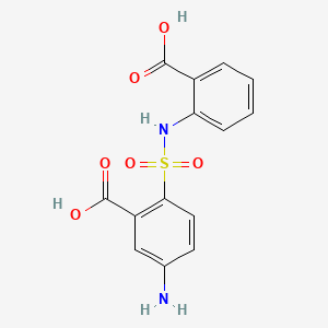 N-(2-Carboxy-4-aminophenylsulfonyl)anthranilic acid