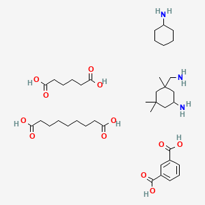 3-(Aminomethyl)-3,5,5-trimethylcyclohexan-1-amine;benzene-1,3-dicarboxylic acid;cyclohexanamine;hexanedioic acid;nonanedioic acid