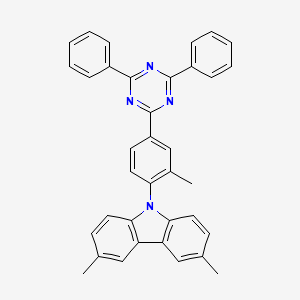 9-(4-(4,6-Diphenyl-1,3,5-triazin-2-yl)-2-methylphenyl)-3,6-dimethyl-9H-carbazole