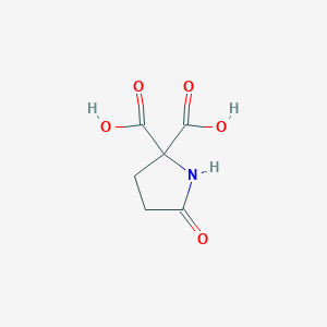 5-Oxopyrrolidine-2,2-dicarboxylic acid