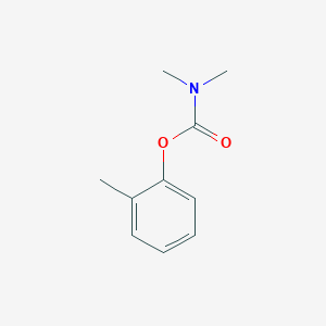 molecular formula C10H13NO2 B13787477 Dimethylcarbamic acid o-tolyl ester CAS No. 7305-06-8