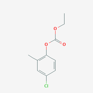 molecular formula C10H11ClO3 B13787491 4-Chloro-2-methylphenyl ethyl carbonate CAS No. 930298-23-0