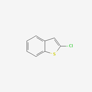 molecular formula C8H5ClS B13787495 BENZO(b)THIOPHENE, CHLORO- CAS No. 64036-44-8