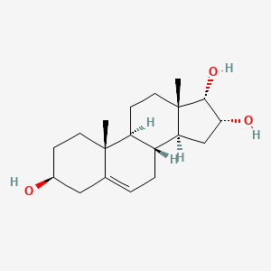 molecular formula C19H30O3 B13787509 5-Androstene-3b,16a,17a-triol CAS No. 23409-40-7