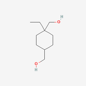 molecular formula C10H20O2 B13787545 1,4-Cyclohexanedimethanol, 1-ethyl- CAS No. 67663-05-2