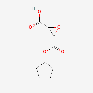 3-[(Cyclopentyloxy)carbonyl]oxirane-2-carboxylic acid