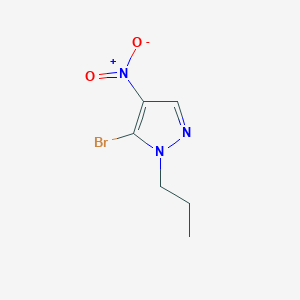 B1378760 5-Bromo-4-nitro-1-propyl-1H-pyrazole CAS No. 1429309-51-2