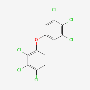 molecular formula C12H4Cl6O B13787620 2,3,3',4,4',5'-Hexachlorodiphenyl ether CAS No. 94339-60-3