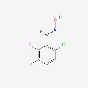 6-Chloro-2-fluoro-3-methyl-benzaldehyde oxime