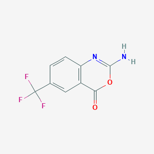 2-Amino-6-(trifluoromethyl)-4h-benzo[d][1,3]oxazin-4-one