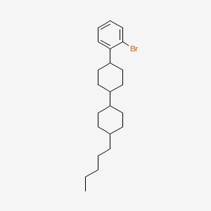 1-Bromo-2-[4-(4-pentylcyclohexyl)cyclohexyl]benzene