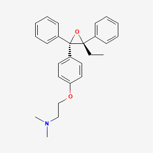 molecular formula C26H29NO2 B13787762 Tamoxifen epoxide CAS No. 92137-93-4