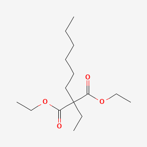 molecular formula C15H28O4 B13787829 Diethyl ethyl(hexyl)propanedioate CAS No. 25234-24-6