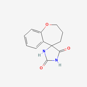 Spiro[1,3-diazolidine-5,5'-2H,3H,4H-benzo[F]oxepane]-2,4-dione