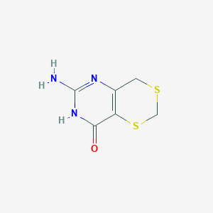 6-Amino-4H,7H-[1,3]dithiino[5,4-d]pyrimidin-8-one