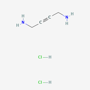 molecular formula C4H10Cl2N2 B1378799 丁-2-炔-1,4-二胺二盐酸盐 CAS No. 26232-80-4