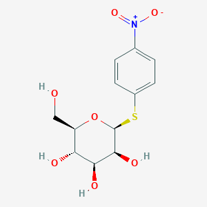 molecular formula C12H15NO7S B013788 4-硝基苯基 1-硫代-β-D-甘露糖苷 CAS No. 55385-51-8