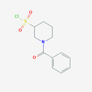 1-Benzoylpiperidine-3-sulfonyl chloride