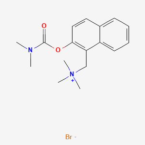 (2-Hydroxy-1-naphthylmethyl)trimethylammonium bromide dimethylcarbamate (ester)