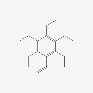 2,3,4,5,6-Pentaethyl-1-vinylbenzene